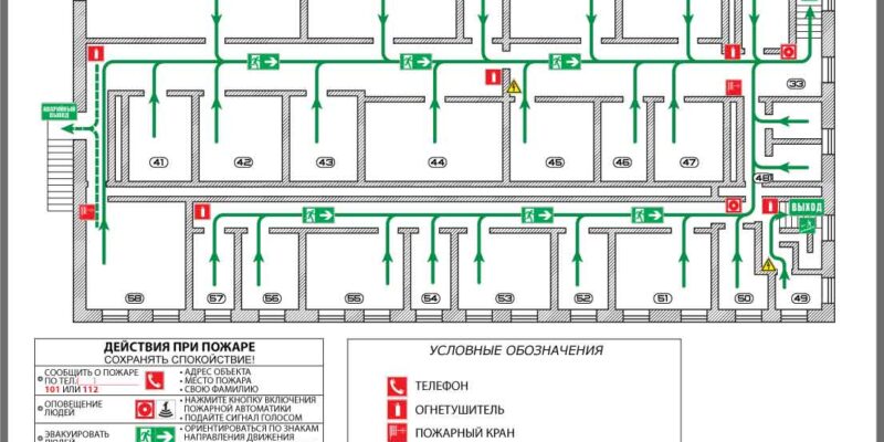 Разработка планов эвакуации в Волгограде